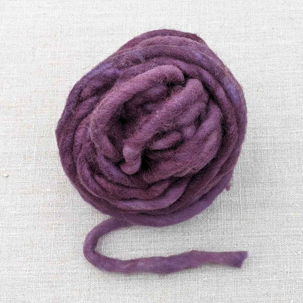 big purple wool yarn