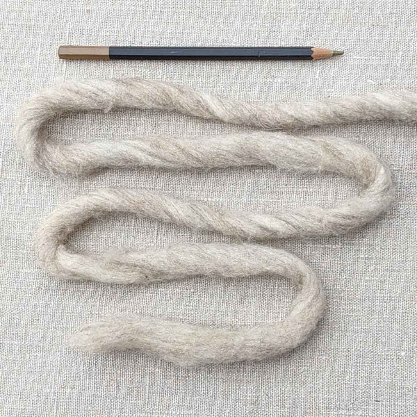 big yarn for weaving beige