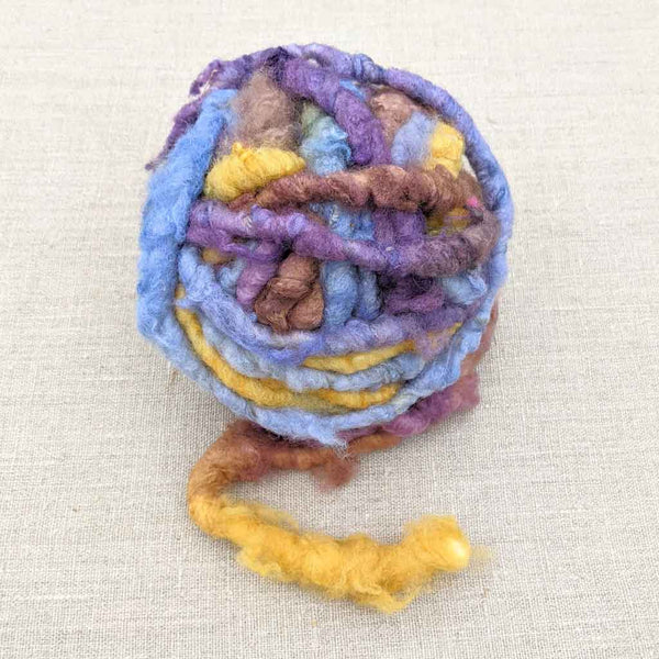 bulky weaving yarn lilac blue