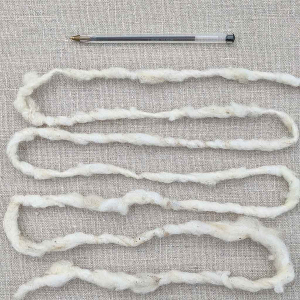 bulky white yarn for weaving