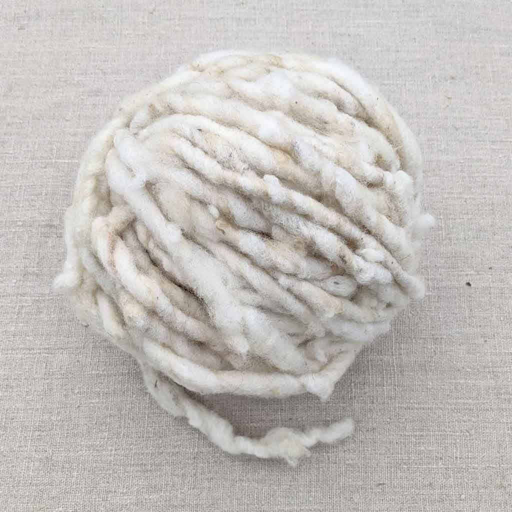 bulky white yarn