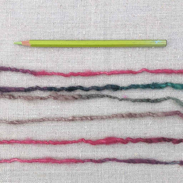chunky handspun weaving yarn