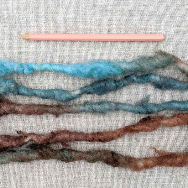 chunky weaving wool turquoise