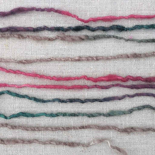 chunky weaving yarn bright pink