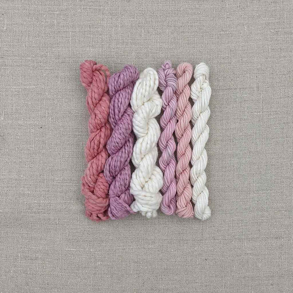 cotton weaving yarns pink