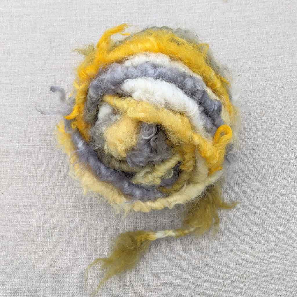 giant weaving yarn yellow grey