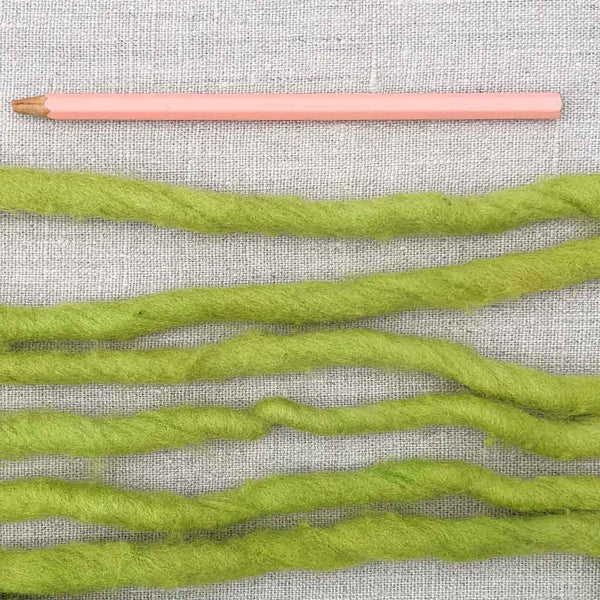 giant wool yarn bright green
