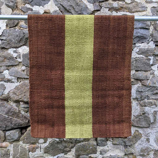 handwoven natural dye rug