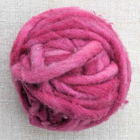 natural dye yarn bulky pink