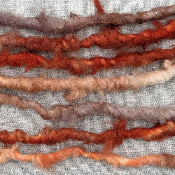 super bulky wool for weaving fall colors