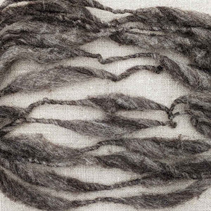 thick thin yarn grey