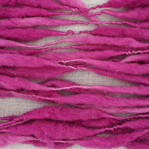 thick thin yarn pink
