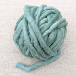 thick weaving yarn teal
