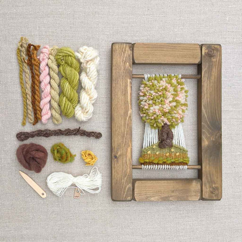 tree weaving kit spring colors