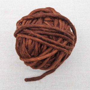 wool for wallhanging brown